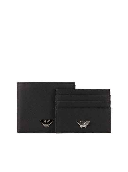 Wallet set with logo Emporio Armani | Y4R237 Y138E.81072